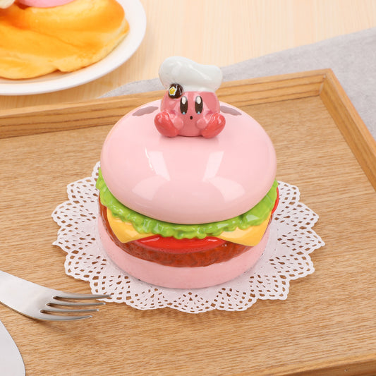 Kirby Cafe 卡比漢堡陶瓷盒